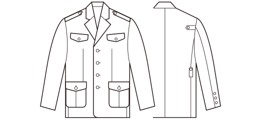 G5025 ジャケット（花紺）｜警備服のことなら、業界最安値の